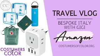 Amazon Essentials for Italy Solo Travel | Vlog 08 | BLACK FEMALE AUTISTIC PLUS-SIZE COSTUMER
