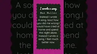I wrote a song-Mae Muller. #maemuller #iwroteasong #views #music #viral #viralshort #bestofthebest