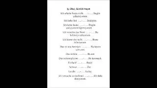 8 - Almanca Pratik Kalıplar (A1-A2 Seviye)