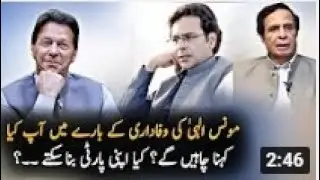A great show of loyalty by moonis elahi | PMLQ | Imran Khan alliance