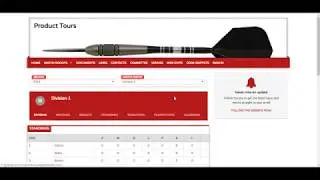 League Sites - Look and feel, About the league, Sponsors