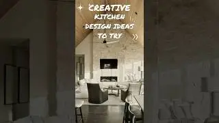 Идеи креативного дизайна кухни, которые стоит попробовать (H D I &bull; HOME DESIGN IDEAS) #shorts