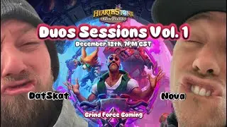 Nova and DatSkat Play Battlegrounds Duos LIVE!!