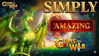 ONE SHOT TEAM!? | Gems Of War Best Teams with Chrysantherax | New Floral Dragonite Dragon Teams