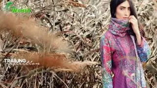 Edenrobe Unstitched Wool Shawl Winter Collection 2016 17