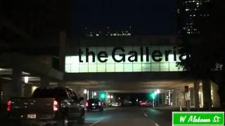 Uptown Houston, Texas At Night