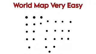 World map drawing easy trick | world map banane ka aasan tarika | world map drawing easy | world map