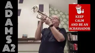 A little fun on the Adams A2 Trumpet... When You're Smilin' Pops style by Trent Austin