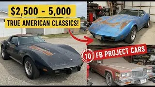 10 TRUE AMERICAN CLASSIC CARS For Sale! Still UNDER $5,000!