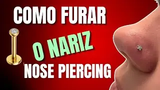 COMO FURAR O NARIZ COM PONTO DE LUZ. 