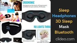SLEEP HEADPHONES BLUETOOTH WIRELESS EYE MASK | AOB TECHNOLOGY