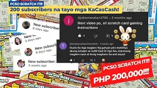 PCSO SCRATCH IT! Iba't ibang Scratch IT card