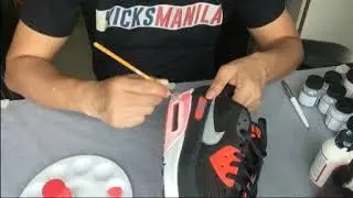 Airmax 90 mid-sole restoration