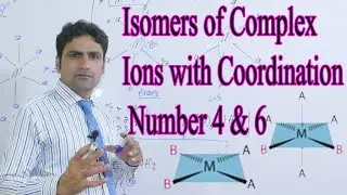 Geometrical isomerism of complex ions with coordination number 4 & 6 | SAJID HUSSAIN