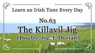 063 The Killavil Jig (Double Jig, E Dorian) Learn an Irish Tune Everyday.
