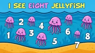 🐠 How Many Ocean Animals Can You See? | Fun Counting Game for Kids
