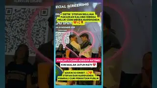Awalnya cuma Adegan⁉️kini Stefan William malah jatuh hati #marshanda #stefanwilliam #shorts