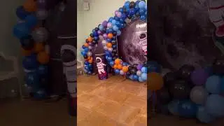 astronaut theme party  space, theme decoration, ￼8830009659 #balloonsstylist317 #6birthday