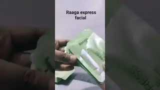Raaga Express facial kit /normal to oily sakin👌👍 #goldenqueen