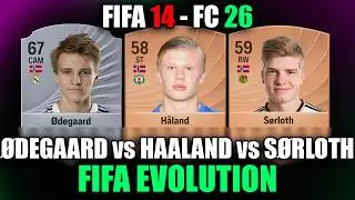 ODEGAARD vs HAALAND vs SORLOTH 😱🔥 NORWAY in FIFA EVOLUTION !! FIFA 14 - FC 26