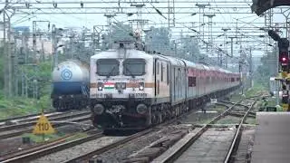 12622 Tamil Nadu Express Crossing Habibganj Railway Station : Indian Railways