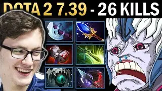 Vengeful Spirit Gameplay Miracle with 26 Kills and Basher - Dota 2 7.39