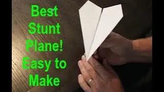 How to Make a Paper Airplane-Stunt Plane Edition