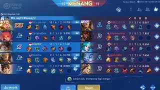 Gameplay Hari Selasa Ngepush Rank Di HOK | Make Hero Sang Ronin Hyper GG | Auto Gendong Team 🤙🔥