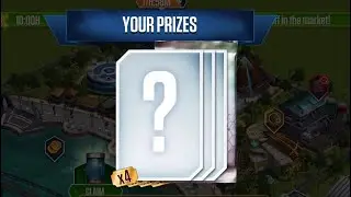 Lucky prize drop opening #dinosaur #jurassicworld #jurassicworldthegame