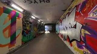 Pedestrian Subway at Exeter UK Walking Tour
