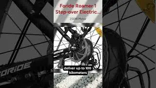 Foride Roamer 1 Step-over Electric Bike 250W Motor 36V 13Ah 27.5 inch Tires 25km/h Max Speed EU9.NL