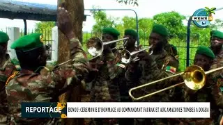 BONOU: CEREMONIE D'HOMMAGE AU COMMANDANT FAURAX ET AUX AMAZONES TOMBES A DOGBA