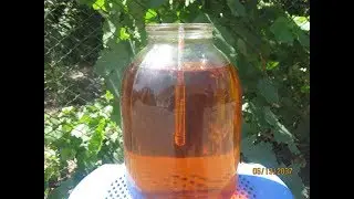 Медовая  брага на пшенице  и домашний самогон .