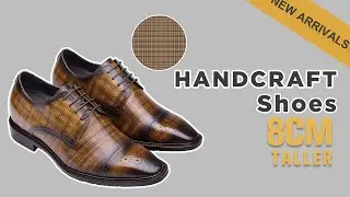 CHAMARIPA ELEVATOR DRESS SHOES: a pair of height-increasing shoes that can be used for your work