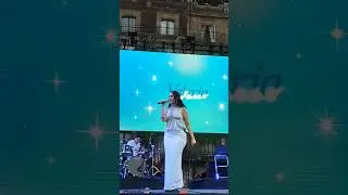 @ValeriaJasso  y &lrm;⁨@420noticiasmexico #lucesdeinvierno #festival #zocalo #cdmx #music #show