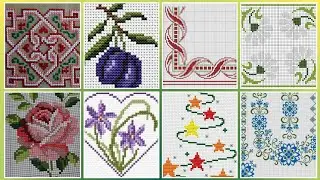 Top 100+ Amazing and Elegant Floral Cross stitch patterns || Charsuti Kerhai Ideas For Everything||