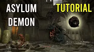 Killing Asylum Demon with Black Firebombs | DARK SOULS TUTORIAL