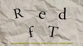 Adobe Garamond Font ( A brief history)