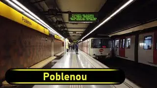 Metro Station Poblenou - Barcelona 🇪🇸 - Walkthrough 🚶