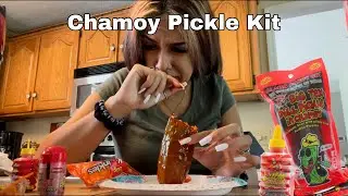 Chamoy Pickle Kit & Mexican Chips Mukbang