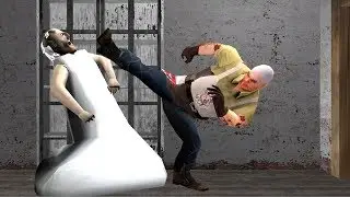 Granny vs Mr Meat vs Evil Nun funny animation part 43