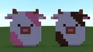 How To Build A BABY SQUISHMALLOW PIG 🐷  Pixel Art In Minecraft