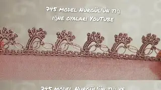 #crochet#puntillas#handmade#tiğ oyasi#745 HEMEN YAPIP TAKACAĞINIZ SIRALI TEK RENK TEK SIRA #