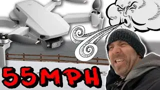Испытание DJI Mini 2 в условиях сильного ветра и экстремальных погодных условий