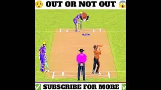 𝗢𝗨𝗧 𝗢𝗥 𝗡𝗢𝗧 𝗢𝗨𝗧 🤨😱 𝗥𝗘𝗔𝗟 𝗖𝗥𝗜𝗖𝗞𝗘𝗧 25 𝗩6 #shorts #cricket #iplaction2025 #kkrvssrh