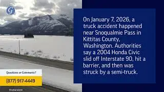 Brayden Duncan Killed in Truck Accident on I-90 near Snoqualmie Pass, WA