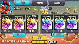 High Frozen Dragon with 5 Star MAX LEVEL 70 in Dragon City 😍