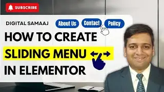 How to Create Sliding Menu in Elementor | Wordpress Tutorial | Elementor Sliding Menu
