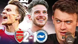 Arsenal CEMENT TITLE PUSH | Arsenal 2-1 Brighton