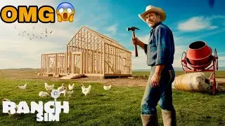 Building My New Dream Ranch House 😱 | Ranch Simulator gameplay🥰